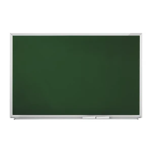 magnetoplan Kreidetafel, Stahlblech, grün lackiert, BxH 1500 x 1200 mm