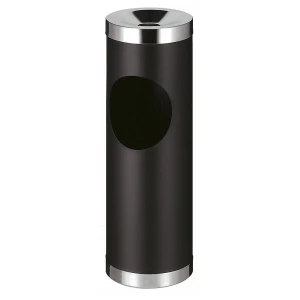 Kombiascher, ohne Inneneimer, Volumen 50 l, HxØ 720 x 240 mm, schwarz kaiserkraft