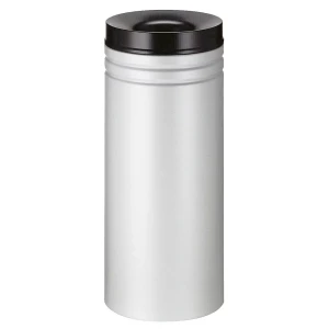 Papierkorb, selbstlöschend, Volumen 50 l, HxØ 725 x 295 mm, grau kaiserkraft