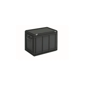kaiserkraft Mala de plástico ESD, capacidade 90 l, dimensões exteriores CxLxA 600 x 400 x 440 mm, a partir de 10 unid., Mala de plástico ESD,