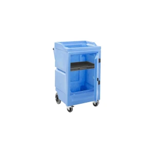 Umwelt-/Chemikalienwagen aus PE, 1 Wannenboden, 2 Auffangwannen, LxBxH 725 x 640 x 1075 mm kaiserkraft