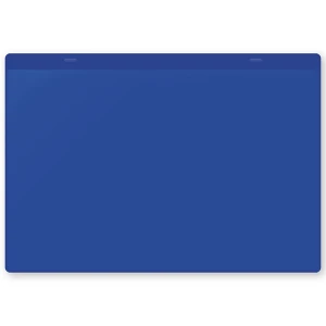 kaiserkraft Bolsas porta-documentos, magnéticas, A4 horizontal, embalagem de 10 unid., azul, Bolsas porta-documentos, magnéticas, A4 horizontal,