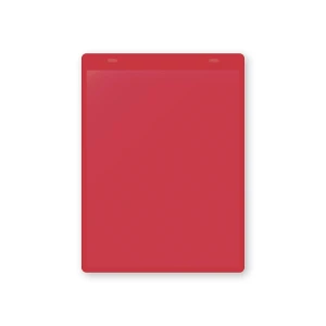 kaiserkraft Bolsas porta-documentos, magnéticas, A5 vertical, embalagem de 50 unid., vermelho, Bolsas porta-documentos, magnéticas, A5 vertical,