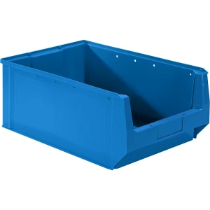 mauser Sichtlagerkasten aus Polyethylen, LxBxH 500 x 310 x 200 mm, blau, VE 10 Stk
