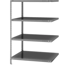 eurokraft pro Lager-Schraubregal, Bauart mittelschwer, beidseitig, HxBxT 1500 x 1000 x 800 mm, verzinkt, Anbauregal