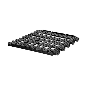 Kunststoff-Etagenboden, für Rollbehälter 3-seitig, tiefschwarz, ab 5 Stk kaiserkraft