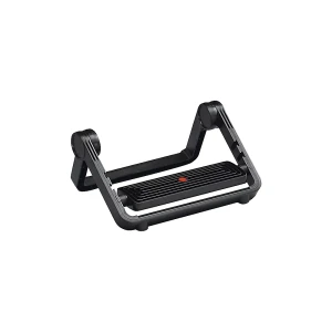 Twinco Apoio para os pés com placa de apoio móvel , regulável em 3 alturas, plástico, preto, Apoio para os pés com placa de apoio móvel, regulável em