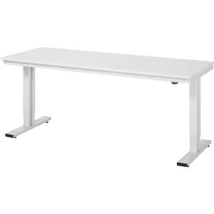 RAU Arbeitstisch, elektrisch höhenverstellbar - Tragkraft 300 kg, Höhe 720 - 1120 mm, Melaminplatte, BxT 2000 x 800 mm
