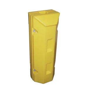Säulen- und Pfostenschutz, aus Polyethylen, gelb, LxBxH 360 x 350 x 945 mm, Innenmaß 100 x 100 mm kaiserkraft