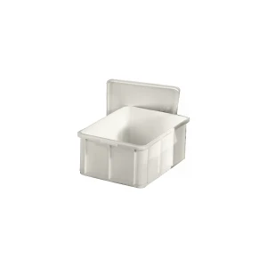 kaiserkraft Recipientes empilháveis em polipropileno, volume 40 l, dimensões exteriores CxLxA 600 x 400 x 235 mm, natural, a partir de 10 unid.,
