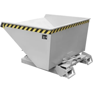 eurokraft pro Kippbehälter automatisch, Volumen 1,2 m³, verzinkt