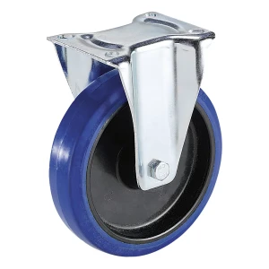 Proroll Vollelastik-Reifen auf Kunststoff-Felge, Rad-Ø x Breite 125 x 36 mm, Bockrolle