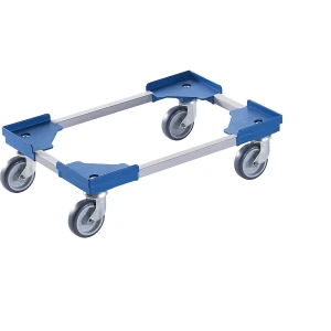 Profi-Fahrgestell, Hybrid, für Euroformat 600 x 400 mm, blau, ab 20 Stk kaiserkraft