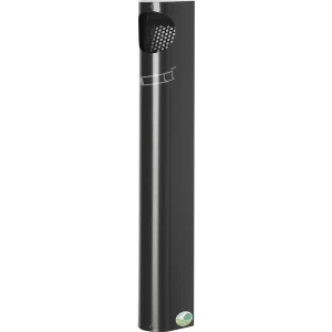 VAR Cinzeiro de parede, aço , 3,5 l, AxLxP 550 x 110 x 74 mm, antracite, Cinzeiro de parede, aço, 3,5 l, AxLxP 550 x 110 x 74 mm, antracite. Em chapa