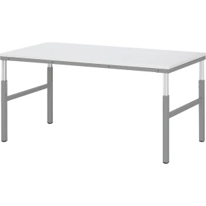 RAU Arbeitstisch ESD-Platte, Höhe 650 - 1000 mm, BxT 1200 x 900 mm