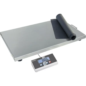 KERN Plattformwaage, mit extragroßer Wiegefläche, Wägebereich bis 150 kg, Ablesbarkeit 50 g, Wägeplatte 950 x 500 mm