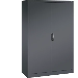 C+P ACURADO Universalschrank, BxT 1200 x 500 mm, schwarzgrau / schwarzgrau