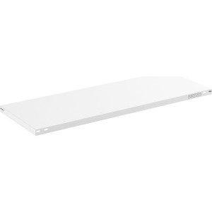 eurokraft pro Stahlfachboden, Traglast 125 kg, lichtgrau, BxT 1300 x 600 mm