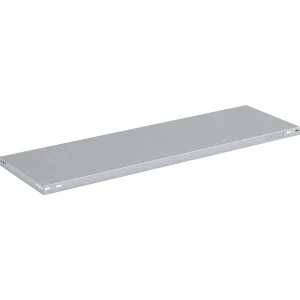 eurokraft pro Prateleira em aço, capacidade de carga 125 kg , galvanizado, LxP 1300 x 500 mm, Prateleira em aço, capacidade de carga 125 kg,