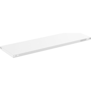 eurokraft pro Prateleira, capacidade de carga 350 kg , cinzento claro, LxP 1300 x 500 mm, Prateleira, capacidade de carga 350 kg, cinzento claro, LxP
