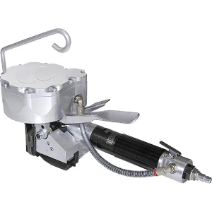 kaiserkraft Aparelho tensor e de fecho para fita de aço, pneumático, para fita com 16 mm de largura, Aparelho tensor e de fecho para fita de aço,