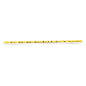 kaiserkraft Guia de rolos com rolos cilíndricos, divisão 33 mm, Ø 28 mm, plástico, comprimento 1 m, a partir de 4 unid., Guia de rolos com rolos