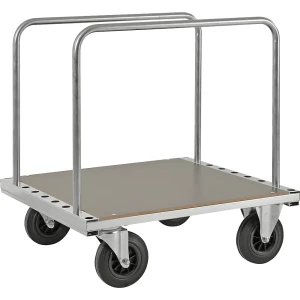 Kongamek Plattenwagen KM539, LxBxH 890 x 800 x 940 mm, 2 Lenkrollen mit Stopp, 2 Bockrollen