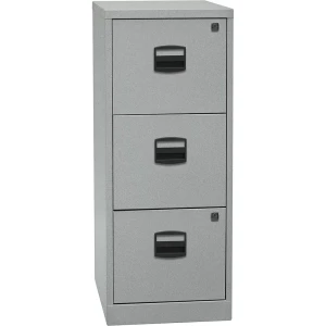 BISLEY Hängeregistraturschrank PFA, 3 Schübe, silber