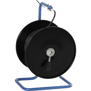 kaiserkraft Desenrolador de fita para fita de PP, para rolo curto, fita com 13 - 16 mm de largura, transportável, Desenrolador de fita para fita de
