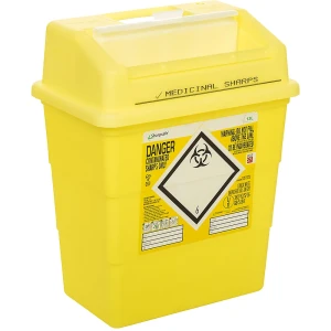 COBA Klingen- und Messerbox, zur sicheren Entsorgung, Fassungsvermögen 13 l