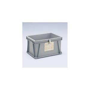 kaiserkraft Porta-etiquetas, para recipientes empilháveis Euro, 80 x 20 mm, para fixação por aperto, embalagem 10 unid., Porta-etiquetas, para