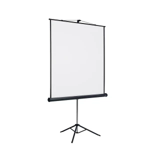 SMIT VISUAL Stativ-Lichtbildwand, Bildwandformat 1 : 1, Bildfläche BxH 1470 x 1530 mm