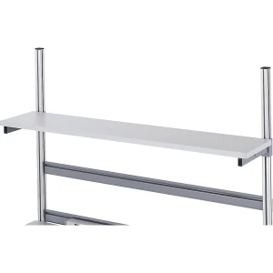 RAU Etagenbord, melaminharzbeschichtet, Tiefe 300 mm, für Tischbreite 1500 mm