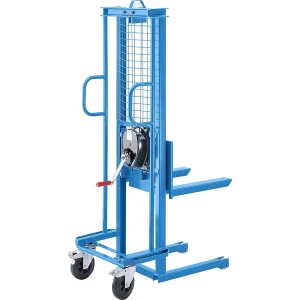 eurokraft pro Handwindenstapler, Tragfähigkeit 300 kg, Bauhöhe 2000 mm