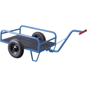 eurokraft pro Zweirad-Handwagen, mit Geländer, Ladefläche 1250 x 800 mm