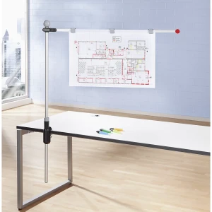 MAUL Suporte para plantas para utilização na mesa , com 1 braço basculante, amplitude de regulação da altura até 1200 mm, Suporte para plantas para
