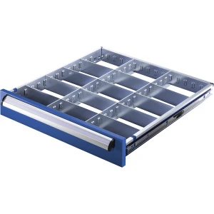 Schubladeneinteilungsset, für Schrankbreite 900 mm, für Schubladenhöhe 150 mm kaiserkraft