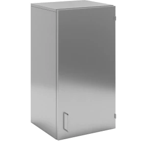Reinraum-Wandhängeschrank aus Edelstahl, 1 Flügeltür, Breite 400 mm kaiserkraft