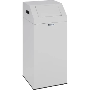 eurokraft pro Wertstoffsammler, selbstlöschend, Volumen 45 l, BxHxT 320 x 790 x 320 mm, lichtgrau