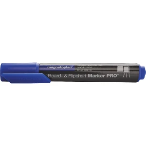 magnetoplan Board- und Flipchartmarker PRO+, Strichstärke 1,5 - 3 mm, VE 24 Stk, blau