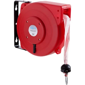 Absperraufroller, automatisch, mit Banderole rot / weiß, Gewicht 4,5 kg kaiserkraft