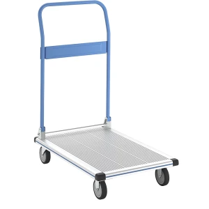 Aluminium-Plattformwagen KOMFORT, Tragfähigkeit 150 kg, Ladefläche 740 x 480 mm, ab 2 Stk kaiserkraft