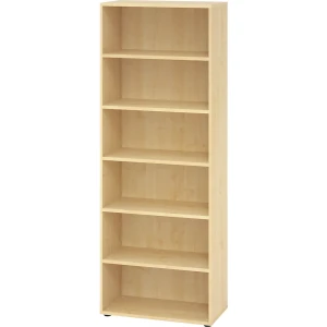 eurokraft pro RENATUS - Regal, HxB 2154 x 800 mm, 5 Fachböden, Ahorn-Dekor
