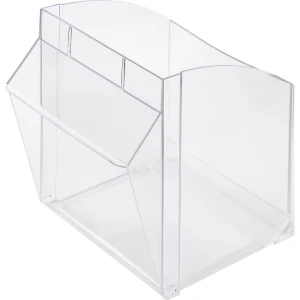 kaiserkraft Caixa articulada em Styrolux®, CxLxA 268 x 221 x 243 mm, embalagem de 2 unid., transparente, Caixa articulada em Styrolux®, CxLxA 268 x