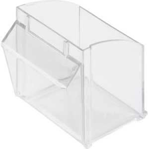 kaiserkraft Caixa articulada em Styrolux®, CxLxA 82 x 65 x 71 mm, embalagem de 10 unid., transparente, Caixa articulada em Styrolux®, CxLxA 82 x 65 x