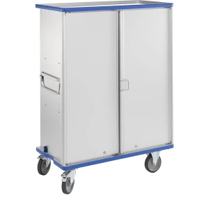 Gmöhling Schrankwagen aus Alu, Tragfähigkeit 300 kg, Außen-LxBxH 1345 x 690 x 1806 mm