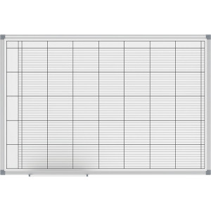 Plantafel MAULstandard, Universalplaner kunststoffbeschichtet, Breite 900 mm