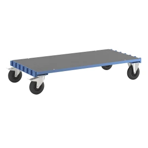 eurokraft pro Platten-Transportwagen ohne Bügel, Ladefläche 1600 x 800 mm, Tragfähigkeit 500 kg, Multiplex-Platte
