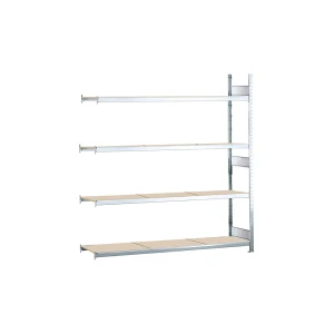 SCHULTE Weitspannregal, gesteckt, HxBxT 2500 x 2250 x 600 mm, Spanplatten, Anbauregal