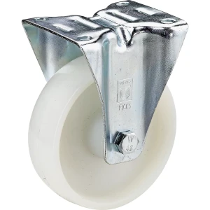 Wicke Polyamid-Rad, Gehäuse Stahlblech, Rad-Ø x Breite 200 x 50 mm, Bockrolle, Gleitlager
